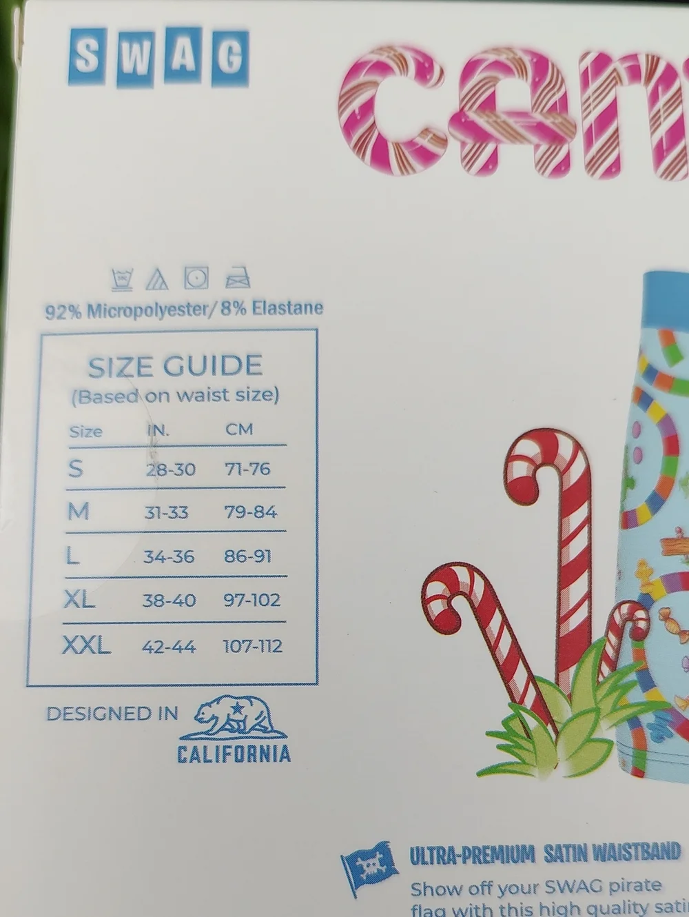 Swag Hasbro Candy Land Mens Novelty Boxers New Sealed In Box Size XL
